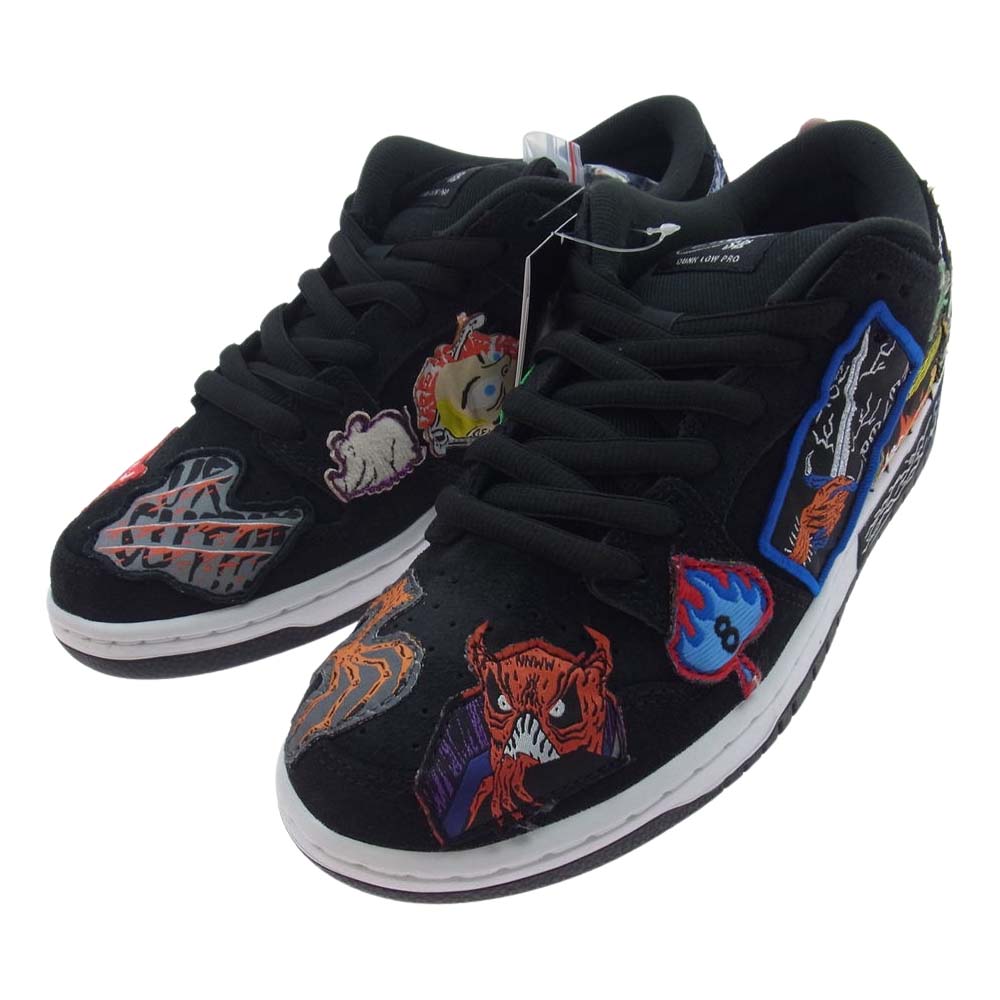 NIKE ナイキ DQ4488-001 SB DUNK LOW PRO QS NECK FACE エスビー ダンク プロ ローカット スニーカー ネックフェイス ブラック系 27cm【新古品】【未使用】【中古】