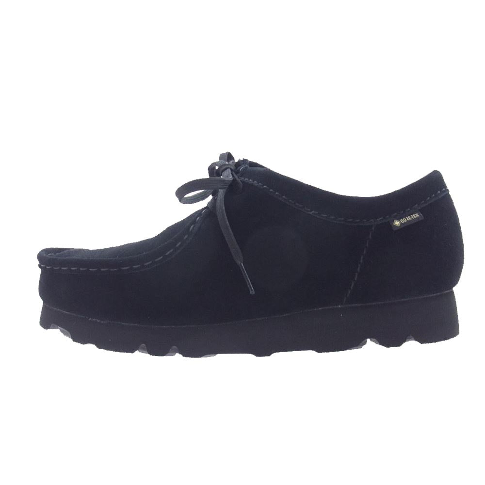 Clarks クラークス 1431-499-8156-0945 WALLABEE GORE-TEX ワラビー ゴアテックス スエード シューズ ブラック系 UK6 1/2【新古品】【未使用】【中古】