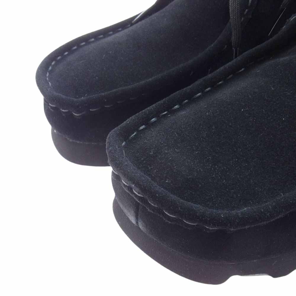 Clarks クラークス 1431-499-8156-0945 WALLABEE GORE-TEX ワラビー ゴアテックス スエード シューズ ブラック系 UK6 1/2【新古品】【未使用】【中古】