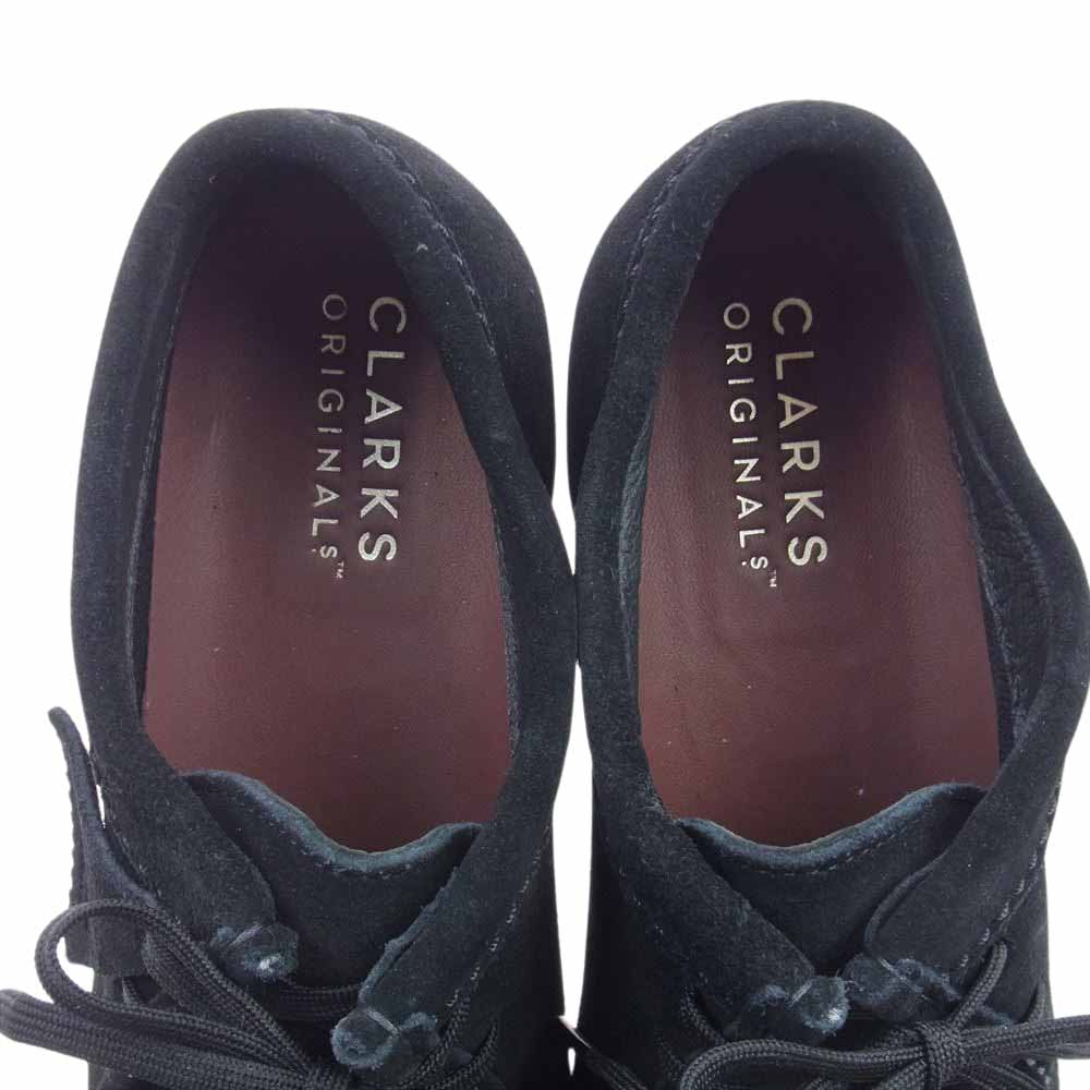 Clarks クラークス 1431-499-8156-0945 WALLABEE GORE-TEX ワラビー ゴアテックス スエード シューズ ブラック系 UK6 1/2【新古品】【未使用】【中古】