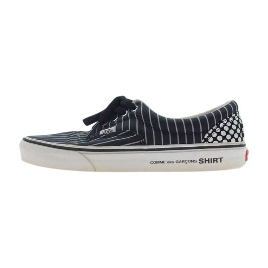 Supreme シュプリーム × Comme des Garcon SHIRT Vans Era コムデギャルソンシャツ エラ ローカットスニーカー ブラック系 US9.5(27.5cm)【中古】