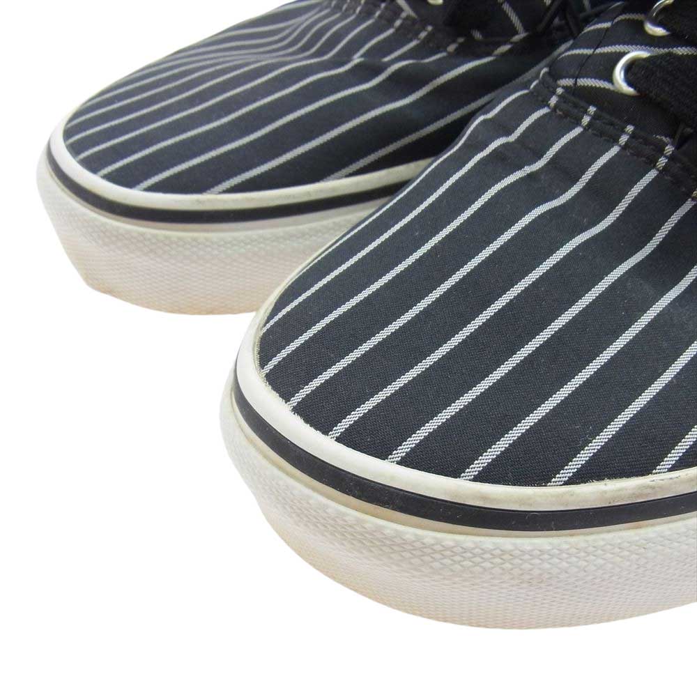 Supreme シュプリーム × Comme des Garcon SHIRT Vans Era コムデギャルソンシャツ エラ ローカットスニーカー ブラック系 US9.5(27.5cm)【中古】