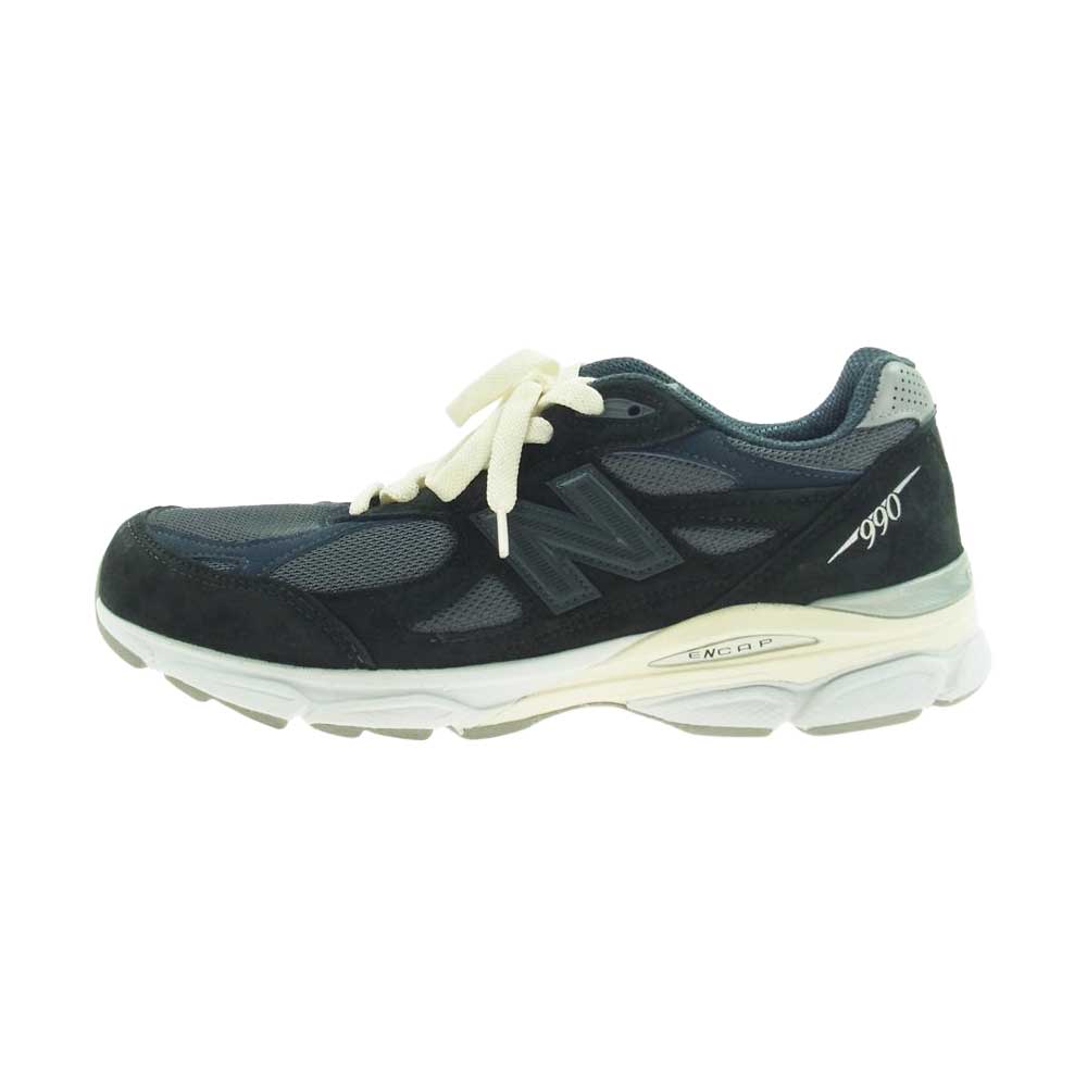 NEW BALANCE ニューバランス 21SS  M990 KI3 × KITH RONNIE FIEG V3 キス ロニーファイグ ジェネシス ローカット スニーカー  インディゴブルー系 28cm【美品】【中古】
