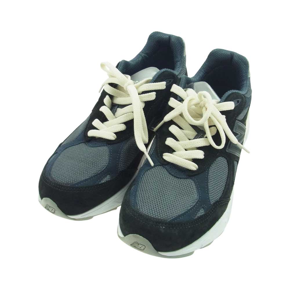 NEW BALANCE ニューバランス 21SS  M990 KI3 × KITH RONNIE FIEG V3 キス ロニーファイグ ジェネシス ローカット スニーカー  インディゴブルー系 28cm【美品】【中古】