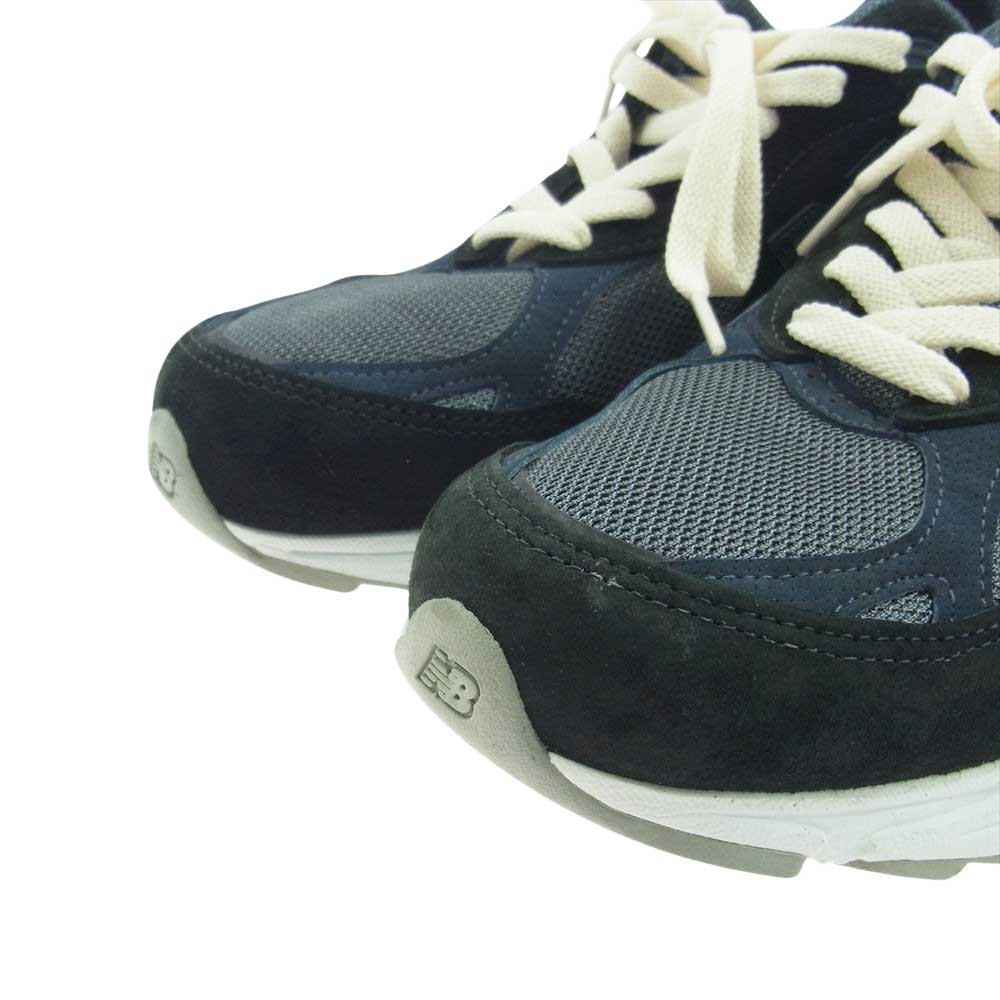 NEW BALANCE ニューバランス 21SS  M990 KI3 × KITH RONNIE FIEG V3 キス ロニーファイグ ジェネシス ローカット スニーカー  インディゴブルー系 28cm【美品】【中古】