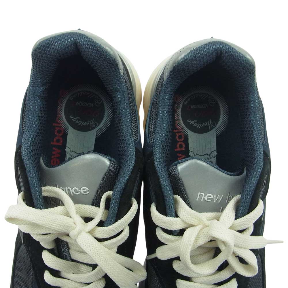 NEW BALANCE ニューバランス 21SS  M990 KI3 × KITH RONNIE FIEG V3 キス ロニーファイグ ジェネシス ローカット スニーカー  インディゴブルー系 28cm【美品】【中古】
