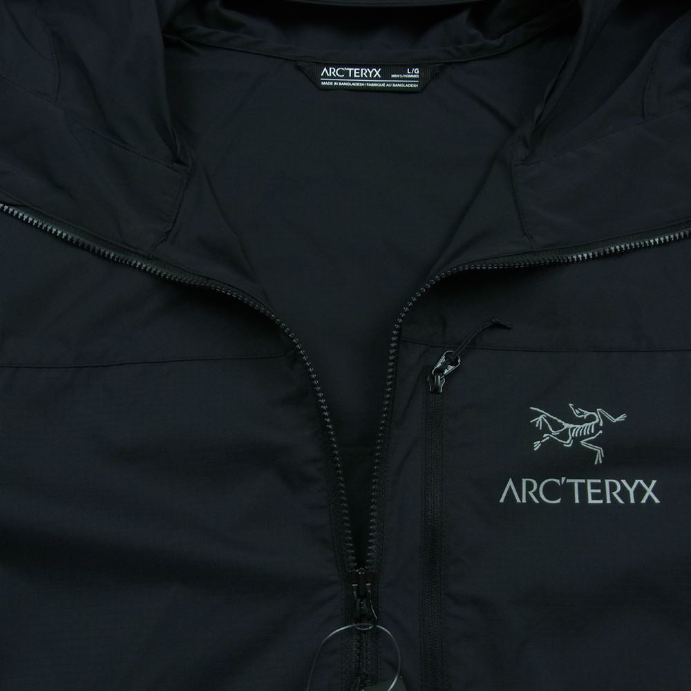 ARC'TERYX アークテリクス 25172 Squamish Hoody  スコーミッシュ フーディ ナイロン ジャケット バングラデシュ製 ブラック系 L【美品】【中古】