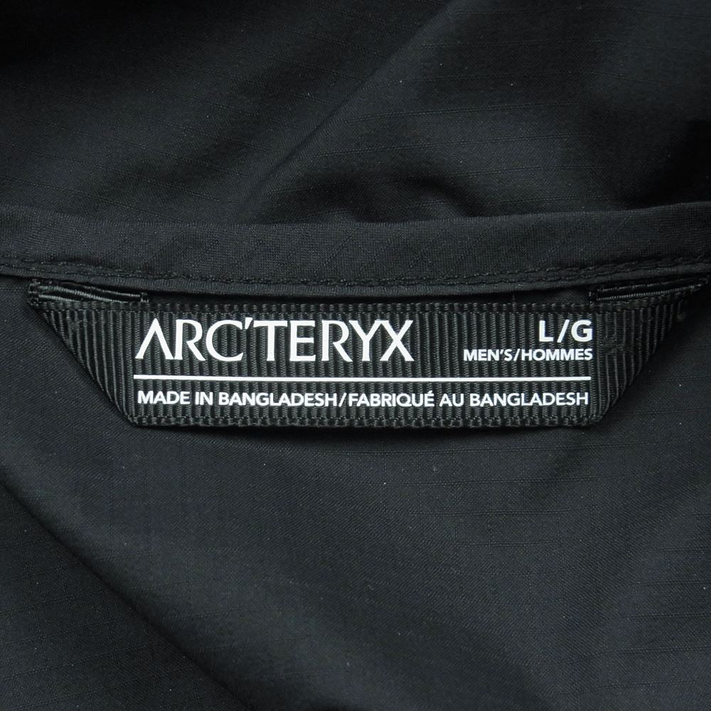 ARC'TERYX アークテリクス 25172 Squamish Hoody  スコーミッシュ フーディ ナイロン ジャケット バングラデシュ製 ブラック系 L【美品】【中古】
