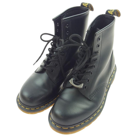 Dr.Martens ドクターマーチン 1460 8ホール レースアップ ブーツ ブラック系 UK6【中古】