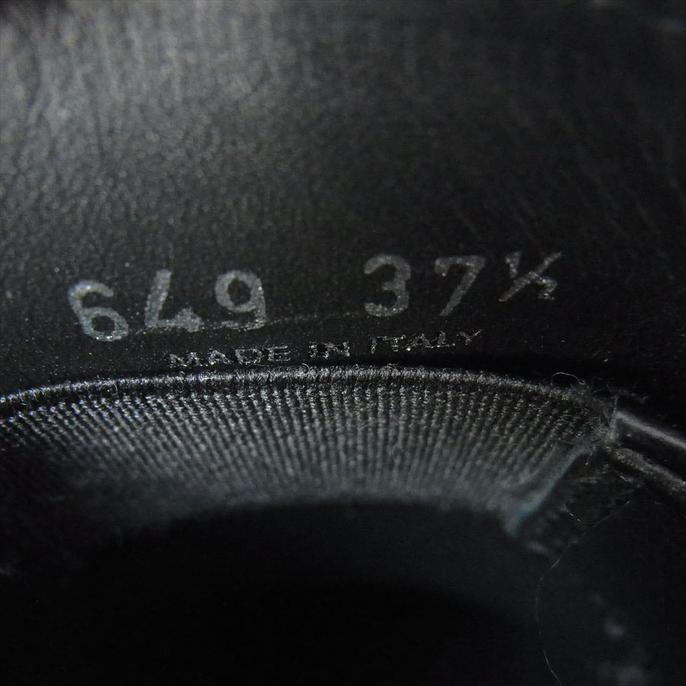 PRADA プラダ モノリス ローファー レザー シューズ ブラック系 37.5【中古】