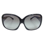 PRADA プラダ SPR 25N ビッグフレーム サングラス メガネ 眼鏡 ブラック系 61□13【中古】
