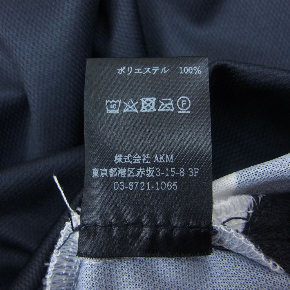 1piu1uguale3 ウノピュウノウグァーレトレ GRT049-POE202 GOLF ゴルフ BIG 折鶴ロゴ 半袖 ポロ シャツ ネイビー系 4【中古】