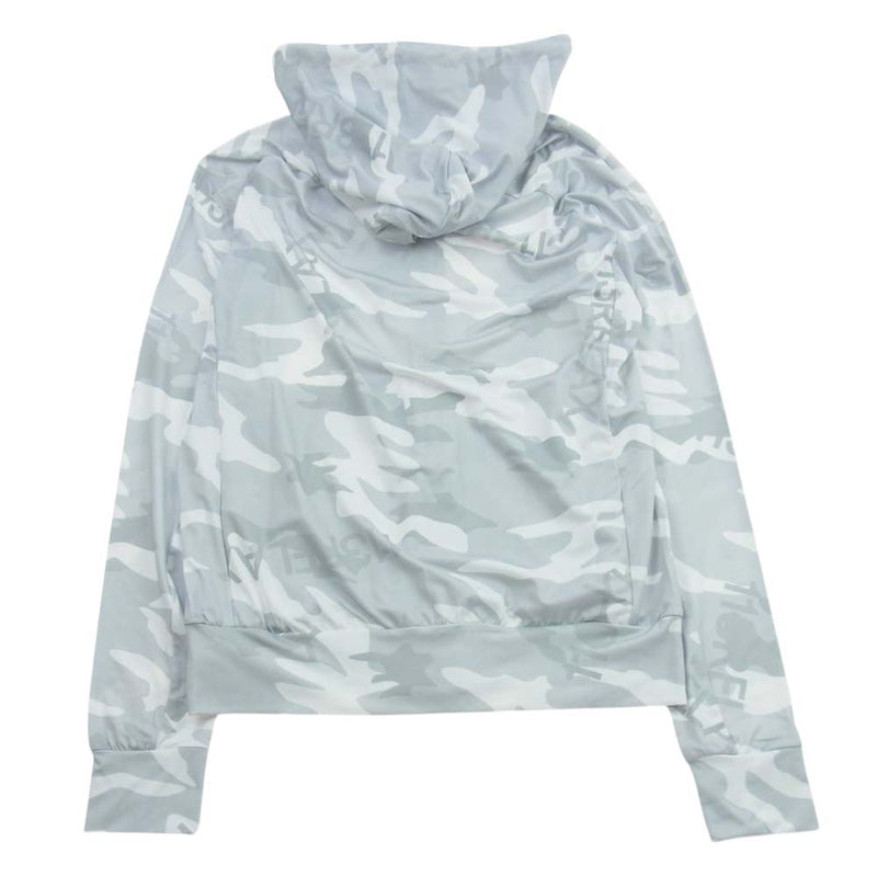 1piu1uguale3 ウノピュウノウグァーレトレ USB-23031 RELAX リラックス CAMO LOGO HOODIE カモフラ ロゴ ラッシュガードパーカー ハーフ パンツ セットアップ ライトグレー系 JP:L・EU:M【中古】