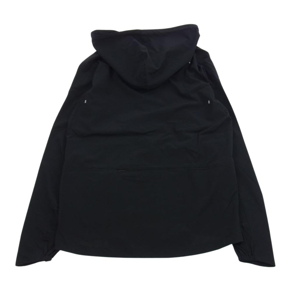 1piu1uguale3 ウノピュウノウグァーレトレ USO-23016 RELAX リラックス 折鶴ロゴ ランニング ジップアップ パーカー パンツ セットアップ ブラック系 JP:L・EU:M【中古】