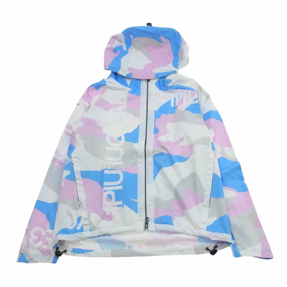 1piu1uguale3 ウノピュウノウグァーレトレ RELAX リラックス マルチカラー パーカー ハーフパンツ セットアップ ホワイト系 ライトブルー系 ライトピンク系 JP:L:EU:M【中古】