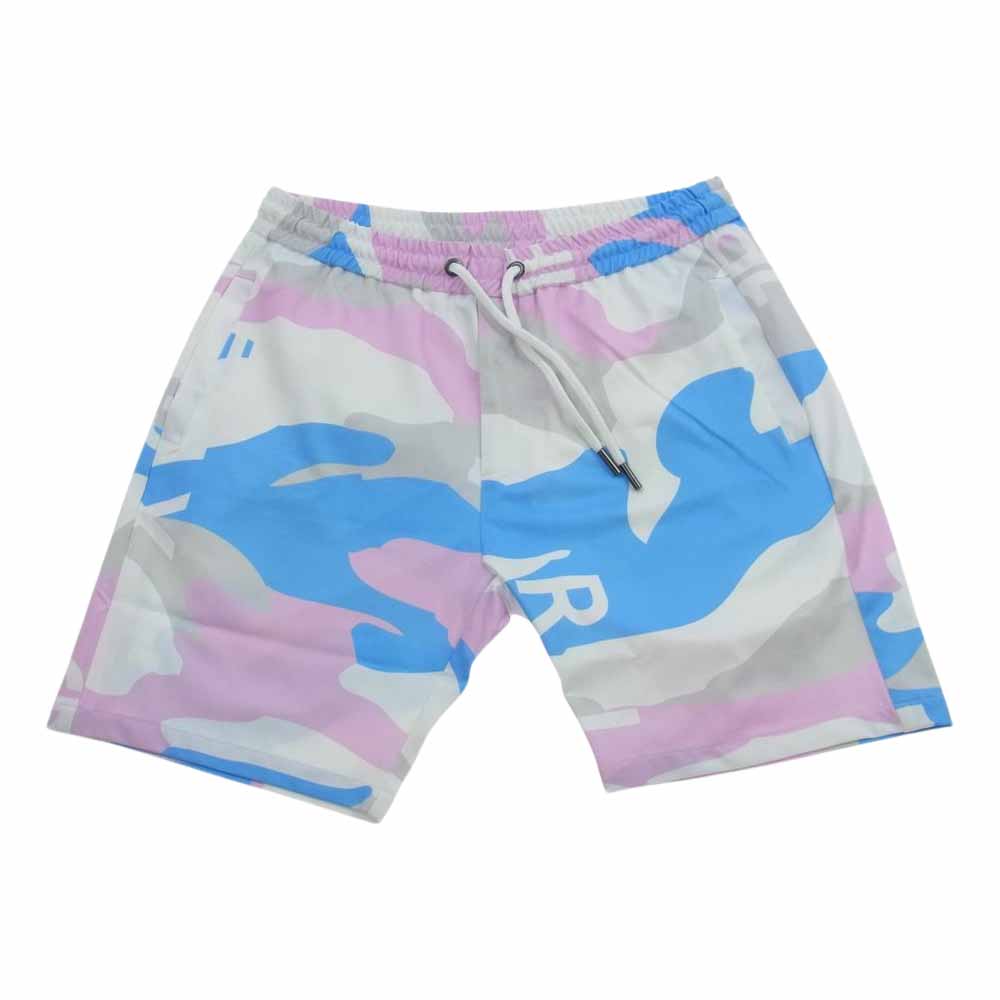 1piu1uguale3 ウノピュウノウグァーレトレ RELAX リラックス マルチカラー パーカー ハーフパンツ セットアップ ホワイト系 ライトブルー系 ライトピンク系 JP:L:EU:M【中古】