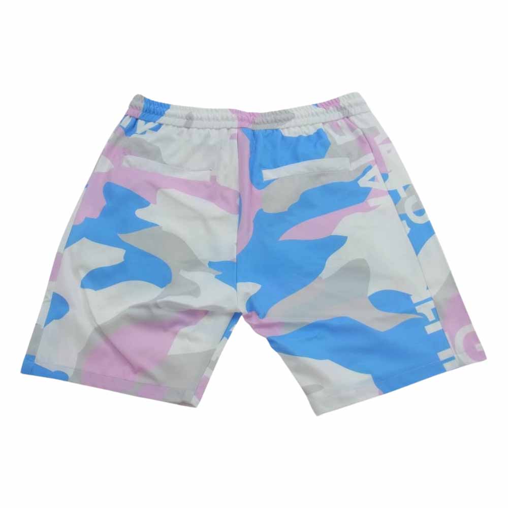 1piu1uguale3 ウノピュウノウグァーレトレ RELAX リラックス マルチカラー パーカー ハーフパンツ セットアップ ホワイト系 ライトブルー系 ライトピンク系 JP:L:EU:M【中古】