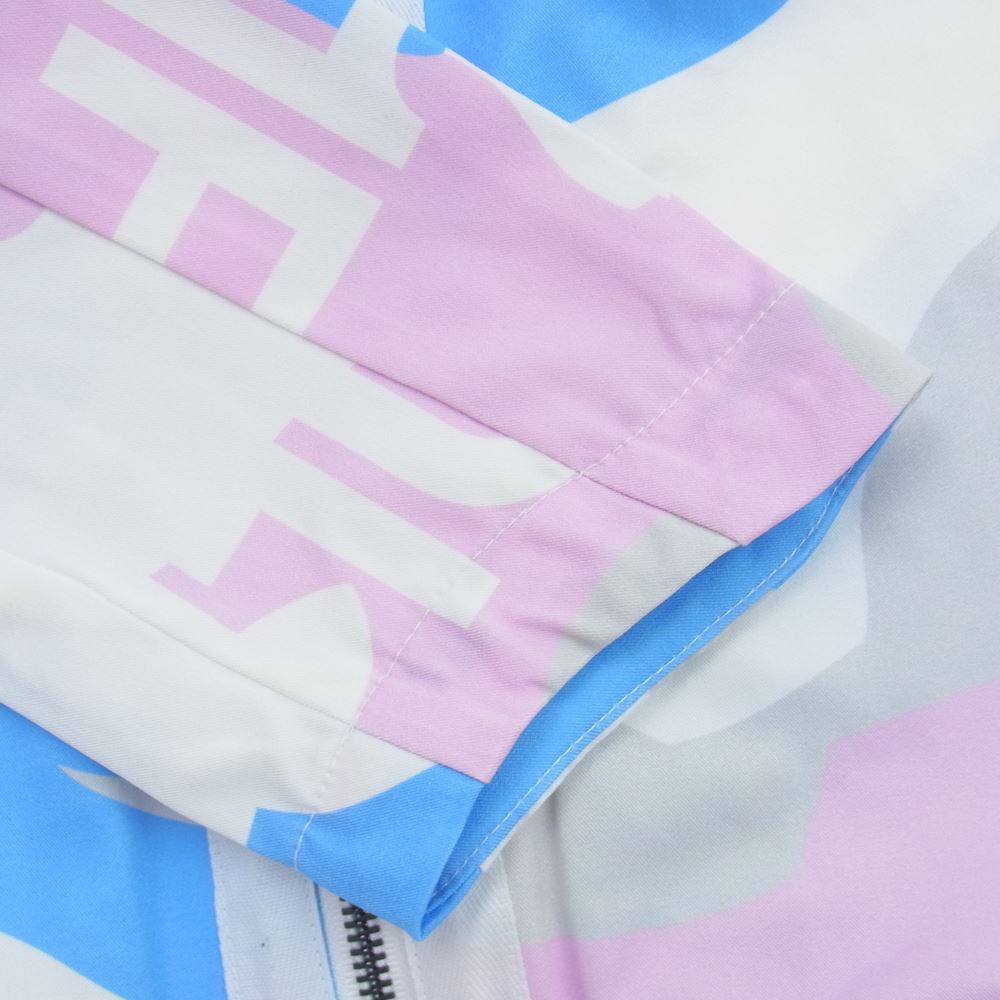 1piu1uguale3 ウノピュウノウグァーレトレ RELAX リラックス マルチカラー パーカー ハーフパンツ セットアップ ホワイト系 ライトブルー系 ライトピンク系 JP:L:EU:M【中古】