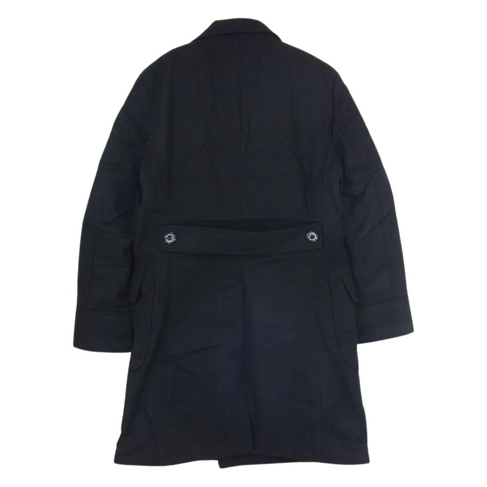 DUVETICA デュベティカ MRC040-WOL050 × 1PIU1UGUALE3 ウノピュウノウグァーレトレ STORM SYSTEM CHESTER COAT チェスター ダウン コート ブラック系 Ⅳ【美品】【中古】