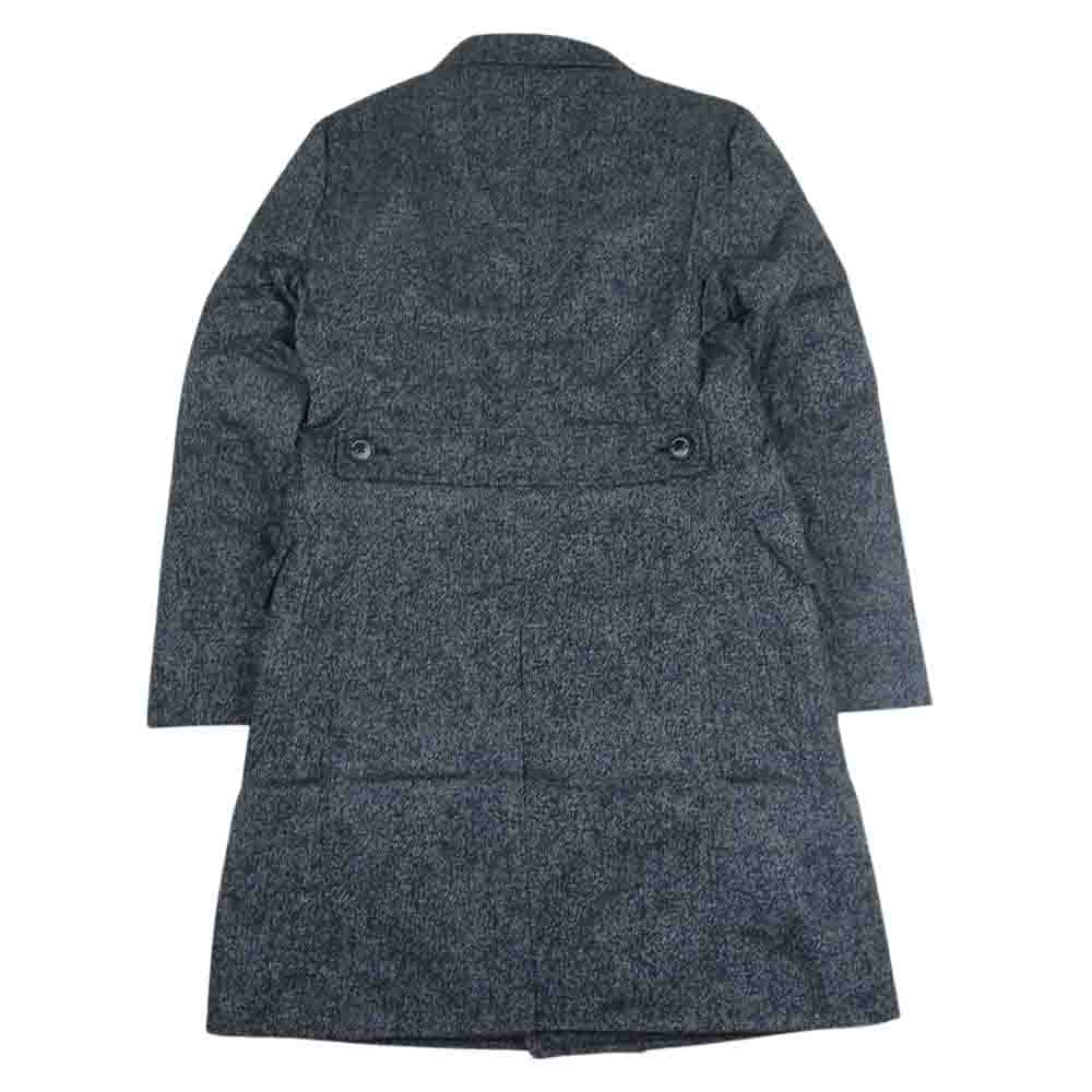 DUVETICA デュベティカ MRC040-POE037 × 1PIU1UGUALE3 ウノピュウノウグァーレトレ CHESTER COAT LIMONTA JAQUARD NYLON リモンタ ダウン チェスターコート ブラック系 4【美品】【中古】