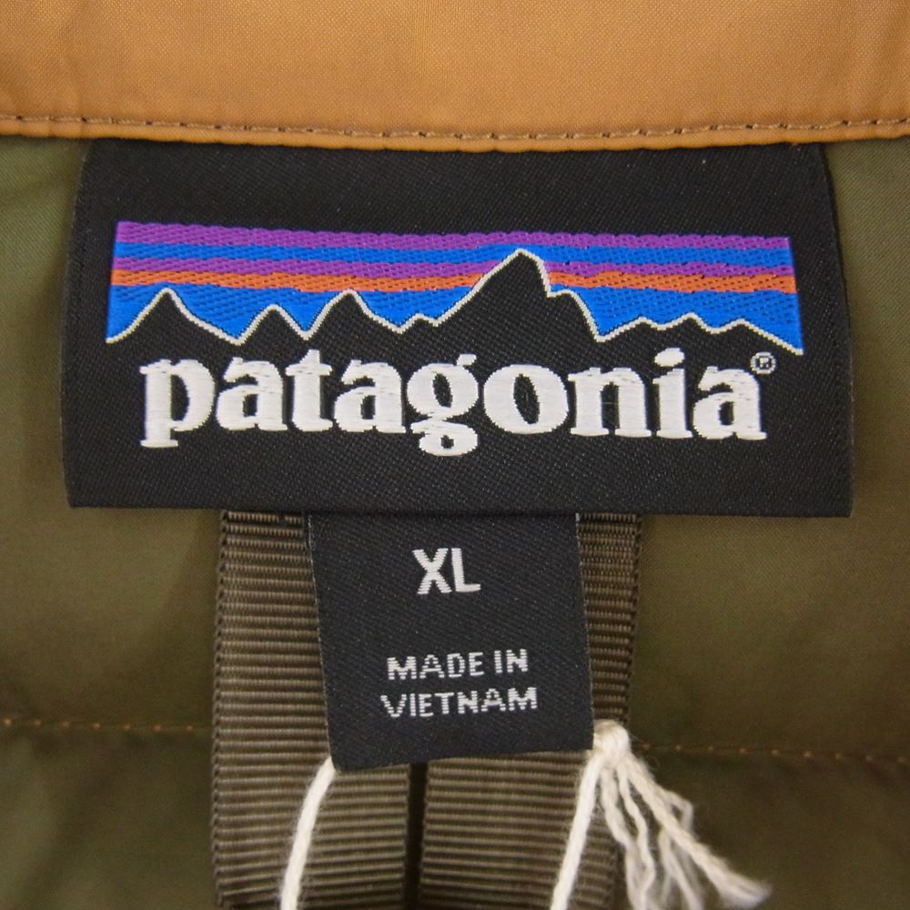 patagonia パタゴニア 27925 Silent Down Shirt サイレント ダウン シャツ ジャケット ライトブラウン系 XL【極上美品】【中古】