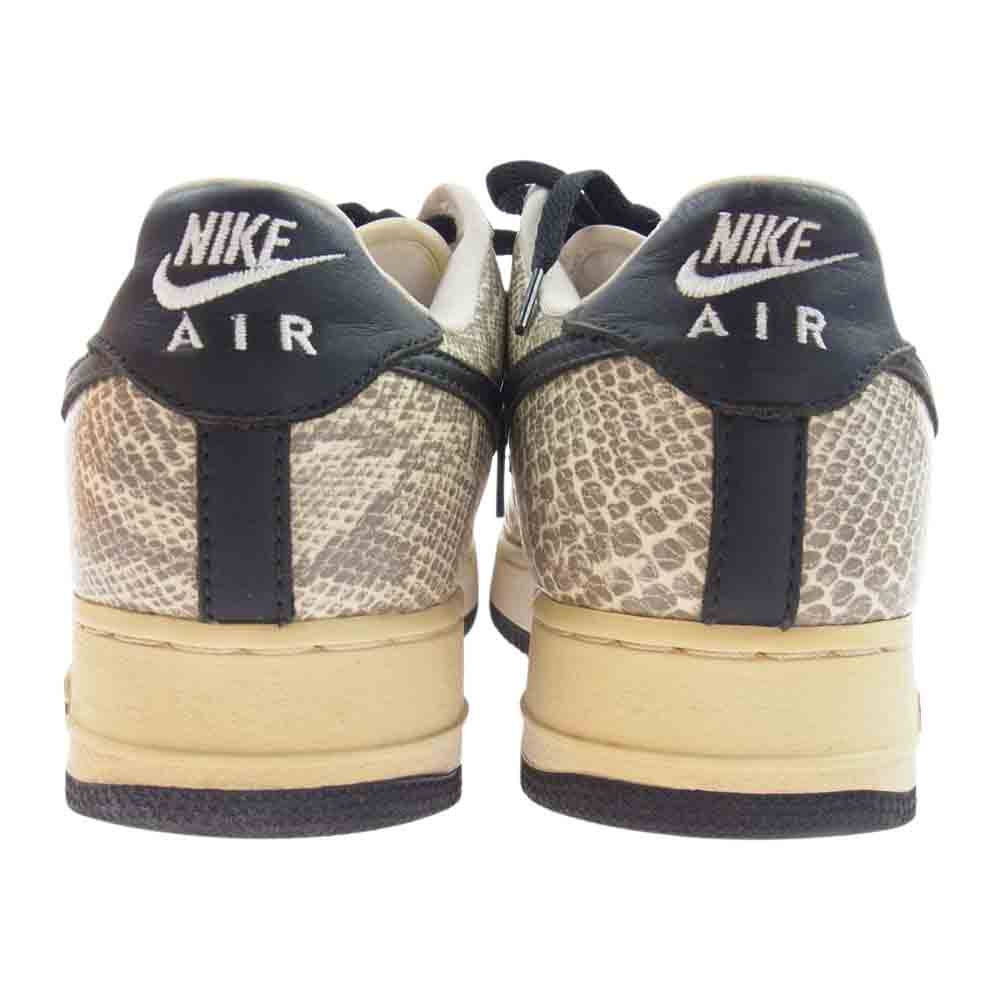 NIKE ナイキ 630117-103 AIR FORCE 1 LOW COCOA SNAKE エアフォース1 白蛇 グレー系 27cm【中古】