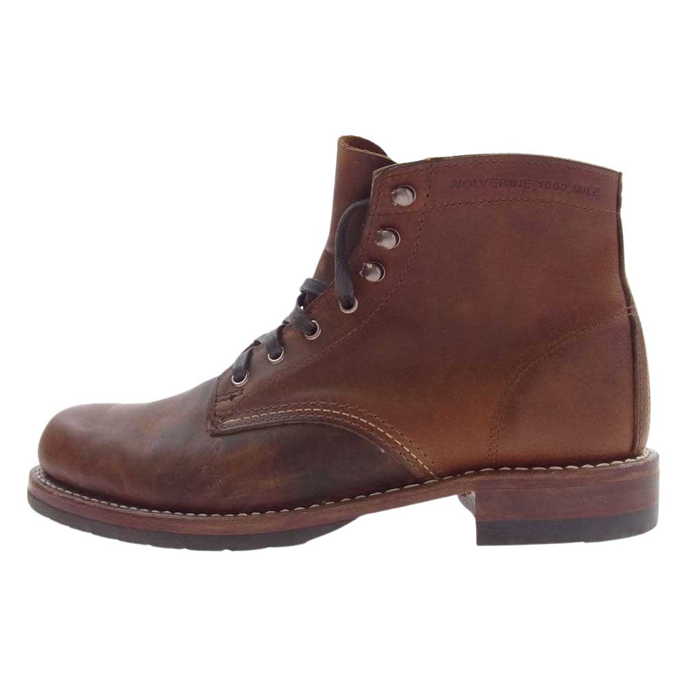 WOLVERINE ウルヴァリン W40049 1000マイルブーツ EVANS ホーウィン クロムエクセル レザー ブラウン系 26cm【美品】【中古】