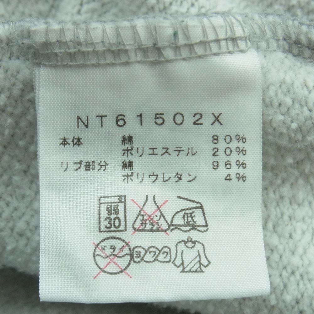 THE NORTH FACE ノースフェイス NT61502X Hooded Sweatshirt Hoodie CAMOUFLAGE LOGO FULLZIP カモフラ ロゴ ジップ パーカー グレー系 L【中古】