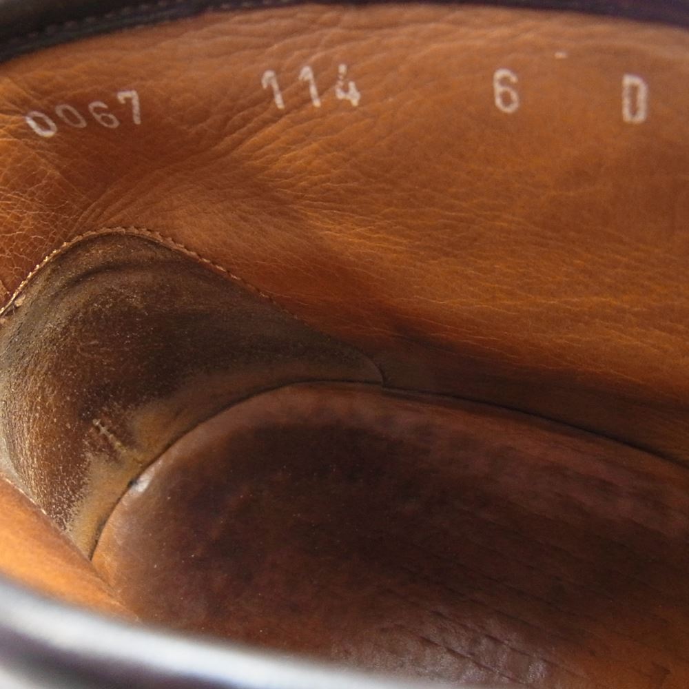 GUCCI グッチ 114 0067 ホースビット スエード レザー チャッカ ブーツ シューズ  ダークブラウン系 6D【中古】