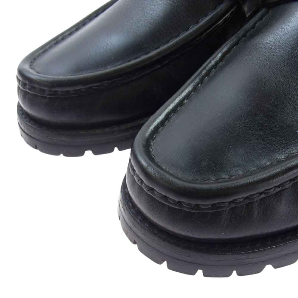 GUCCI グッチ 114 0067 ホースビット レザー チャッカ ブーツ シューズ Vibram Sole ブラック系 39.5【中古】