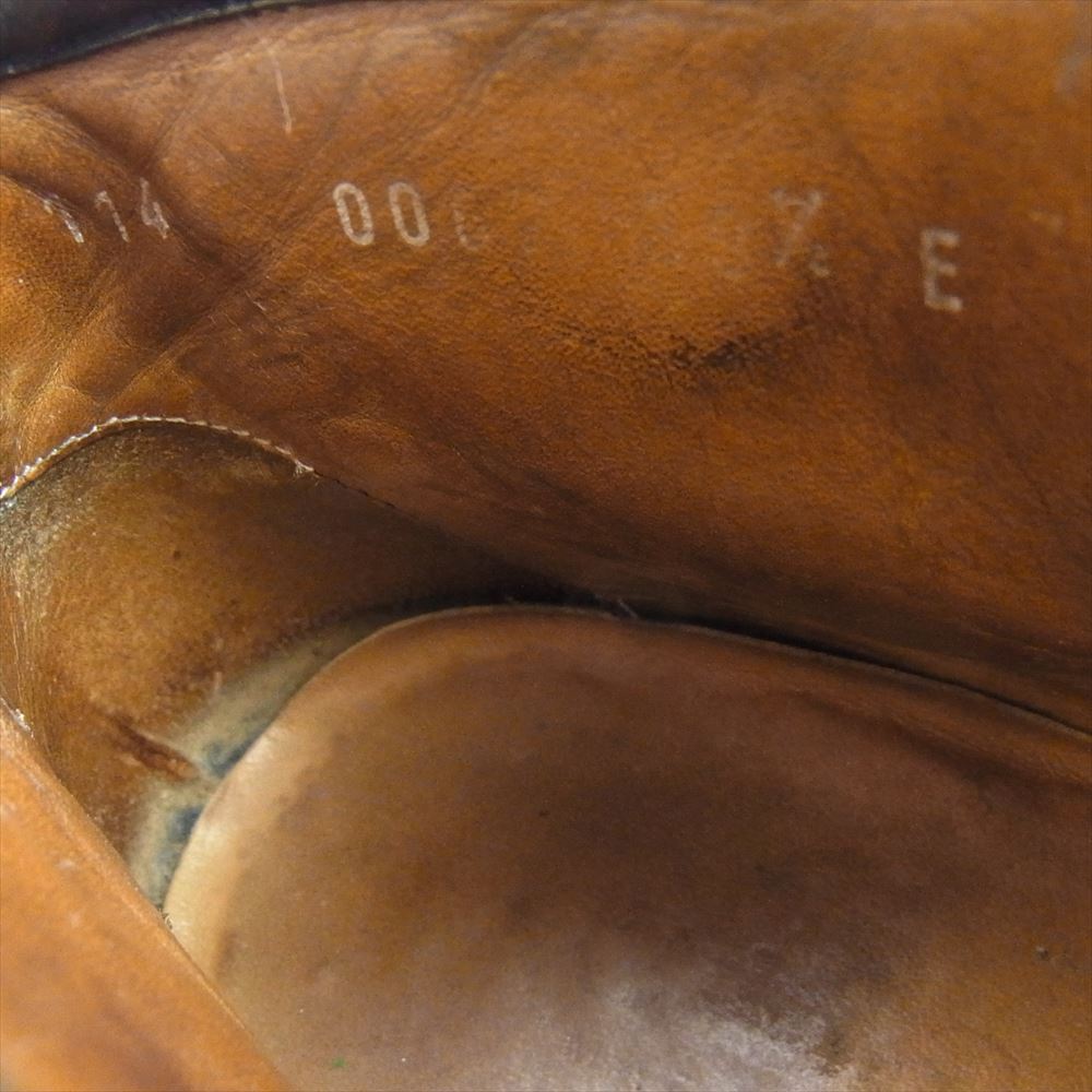 GUCCI グッチ 114 0067 ホースビット レザー チャッカ ブーツ シューズ Vibram Sole ブラック系 39.5【中古】