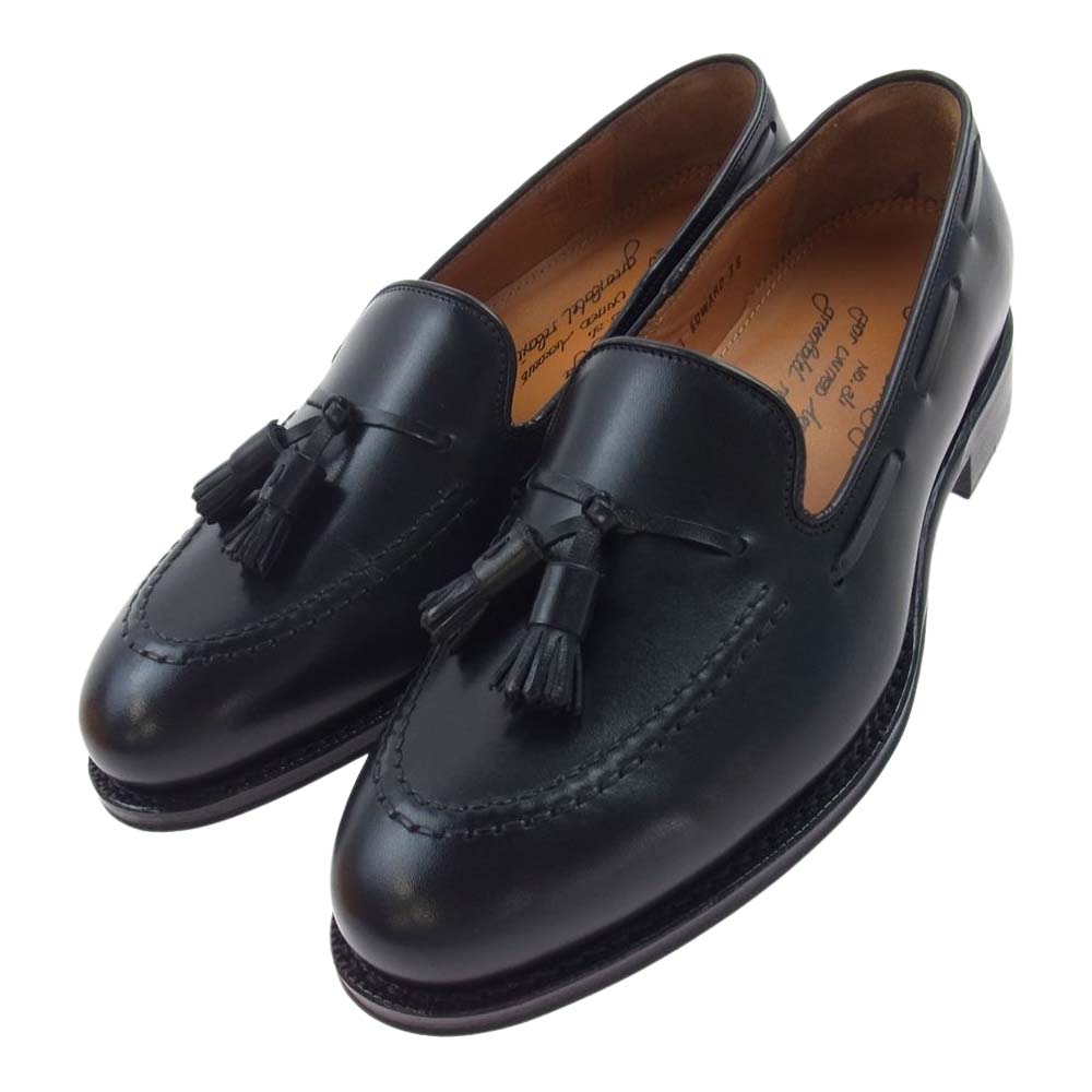 JALAN SRIWIJAYA ジャランスリウァヤ 98903 EDWARD タッセル ローファー19S ドレス シューズ レザー ブラック系 38【新古品】【未使用】【中古】