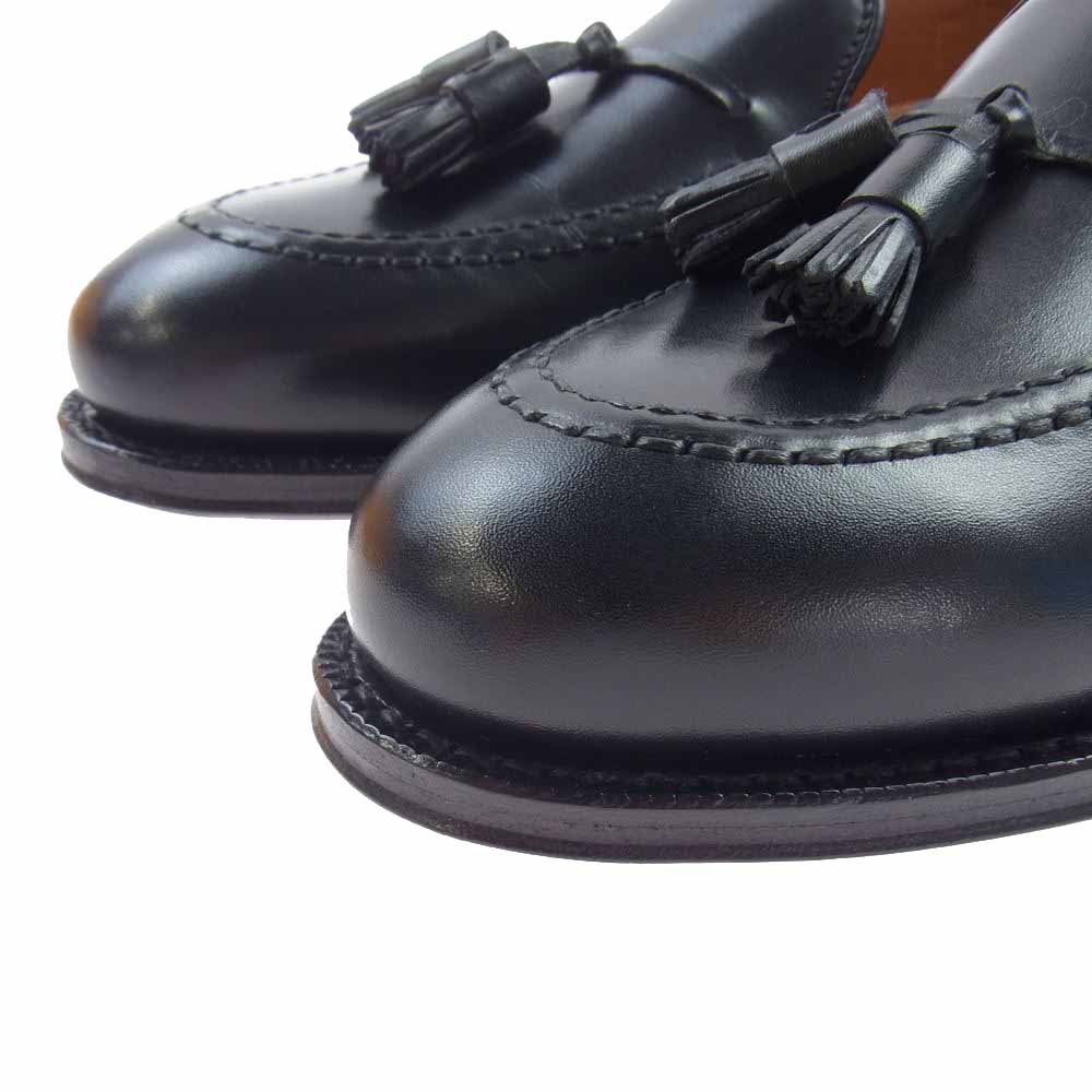 JALAN SRIWIJAYA ジャランスリウァヤ 98903 EDWARD タッセル ローファー19S ドレス シューズ レザー ブラック系 38【新古品】【未使用】【中古】