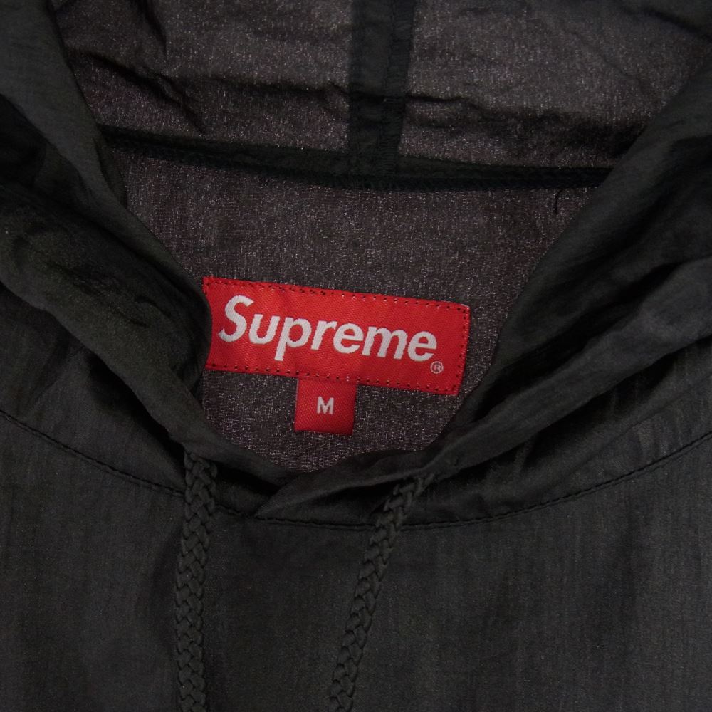 Supreme シュプリーム 16SS Nylon Packable Poncho ナイロン パッカブル ポンチョ アノラック パーカー ブラック系 M【美品】【中古】