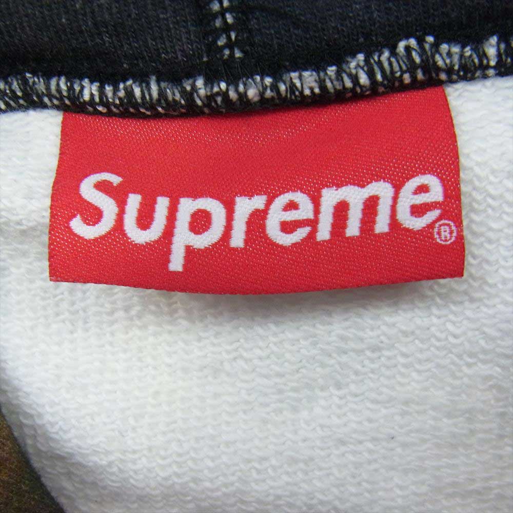 Supreme シュプリーム 14SS Le Bain Pullover ルベイン プルオーバースウェット パーカー エドゥアール・マネ 草上の昼食 総柄 プリント バックロゴ フーディー マルチカラー系 M【中古】