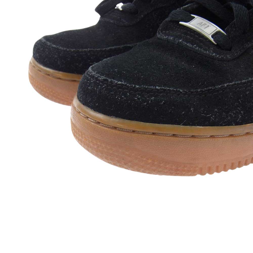 NIKE ナイキ 749266-001 WMNS AIR FORCE 1 HI SUEDE ウィメンズ エア フォース 1 ハイ スエード スニーカー ブラック系 26.5cm【中古】