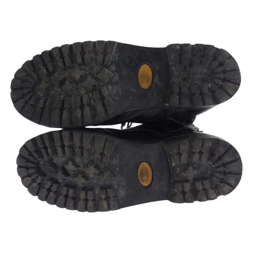 AVIREX アヴィレックス AV2100 ライダース レザー レースアップ ブーツ ブラック系 27.5cm【中古】