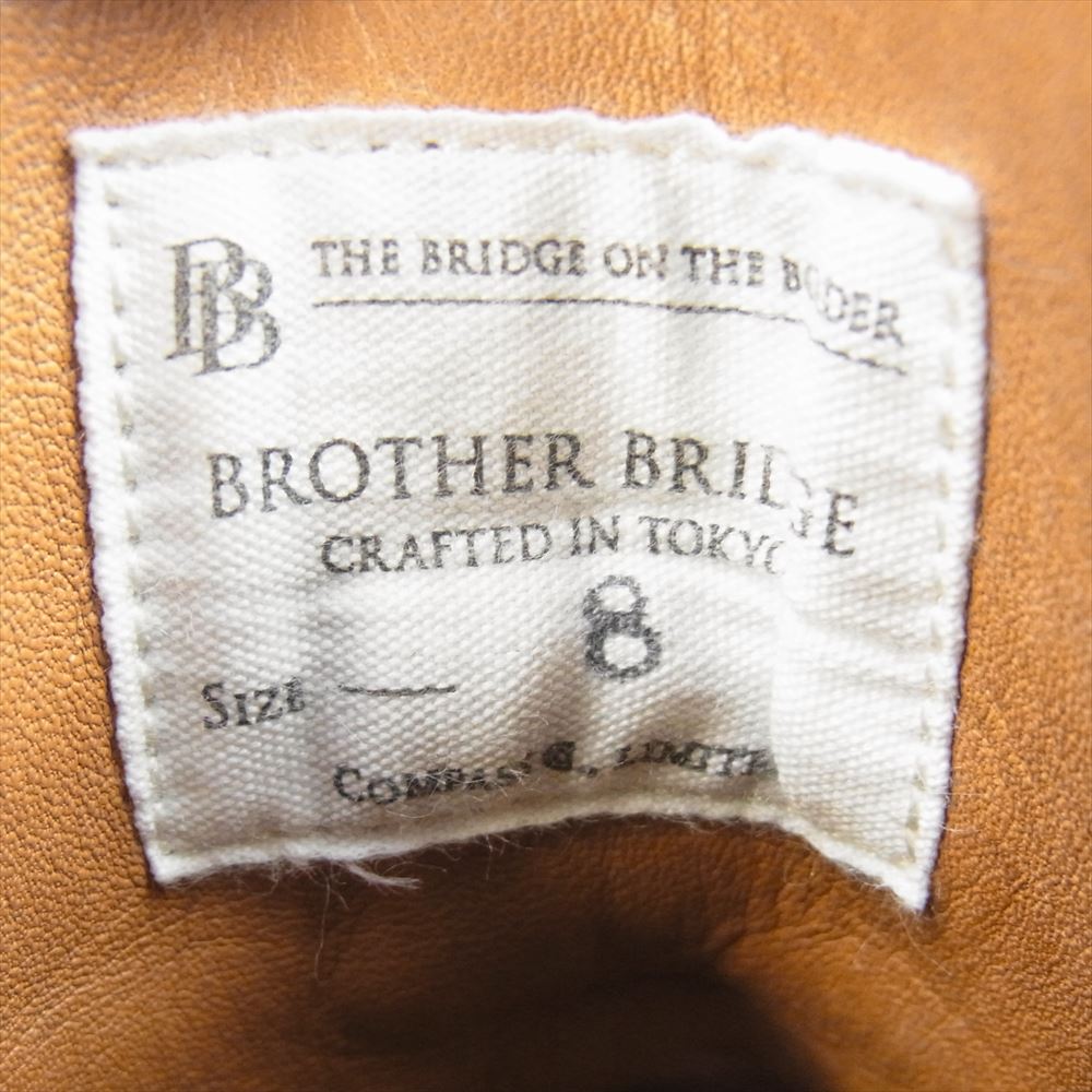 ブラザーブリッジ THE HENRY VINTAGE BLK / CALF ヘンリー カーフレザー 牛革 アスレチック ブーツ レザー ブラック系 8【中古】