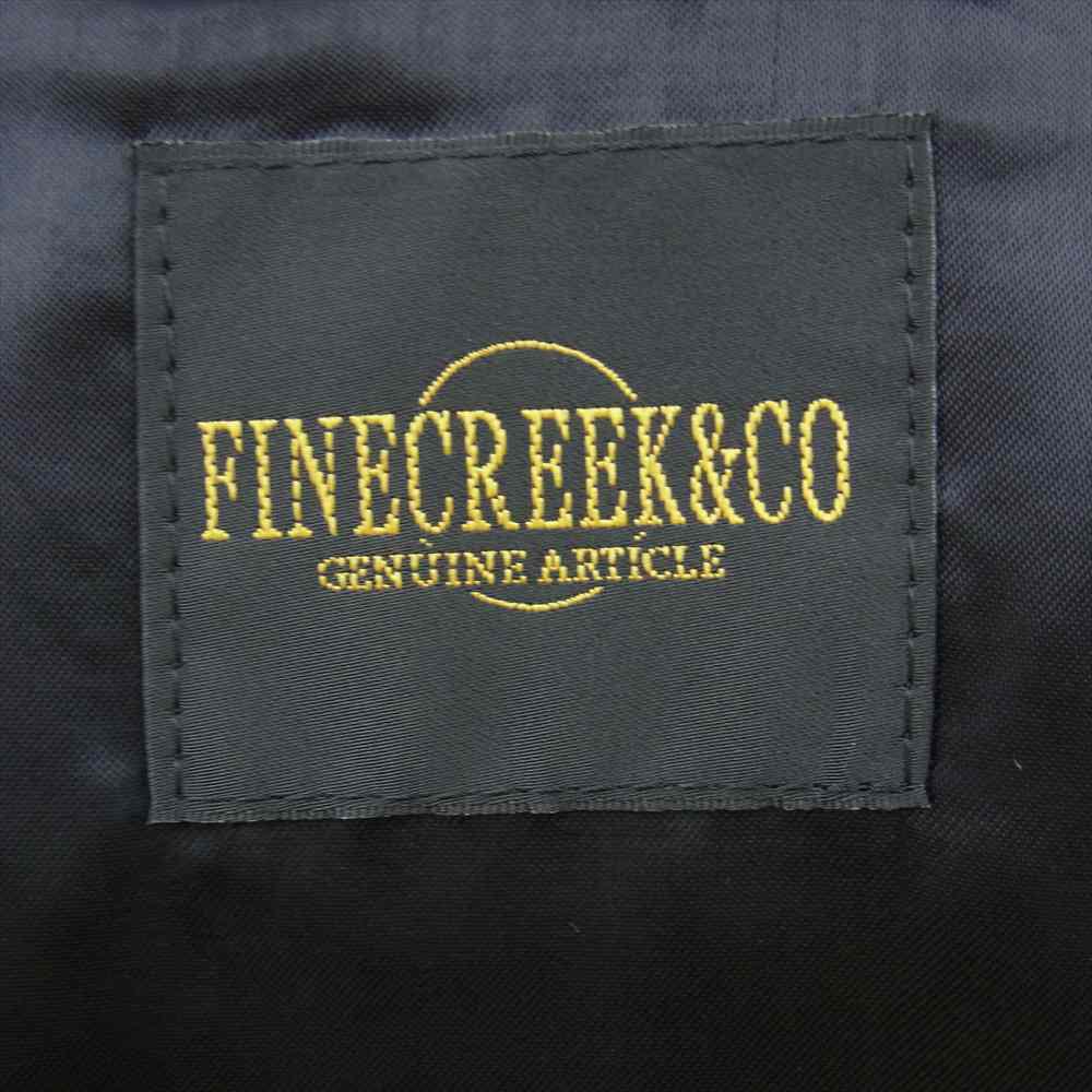 FINE CREEK LEATHERS ファインクリークレザー FINE CREEK&CO Plant プラント Deer 鹿革 ファインクリーク・アンド・コー レザー ジャケット キャメル キャメル系 40【中古】