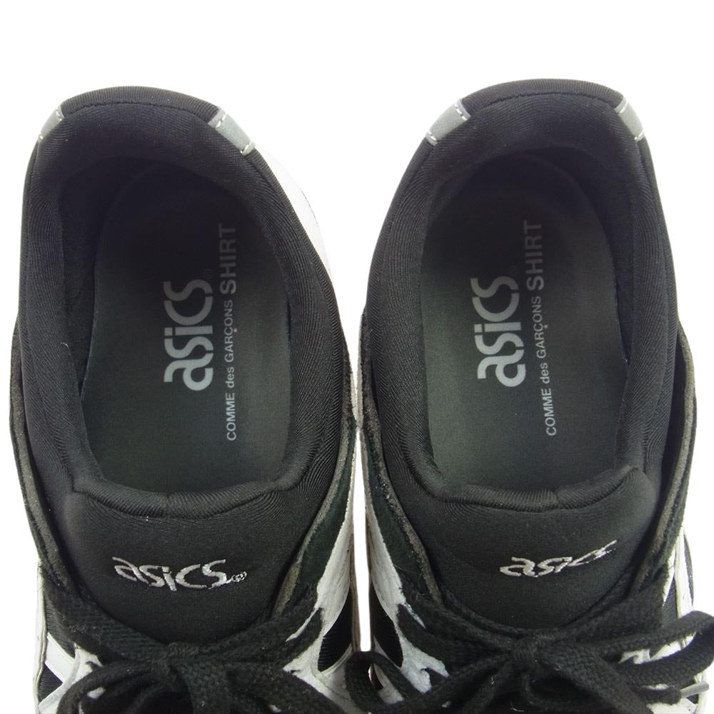 COMME des GARCONS コムデギャルソン SHIRT × asics アシックス GEL-LYTE ゲル ライト スニーカー ブラック系 ホワイト系 27cm【中古】