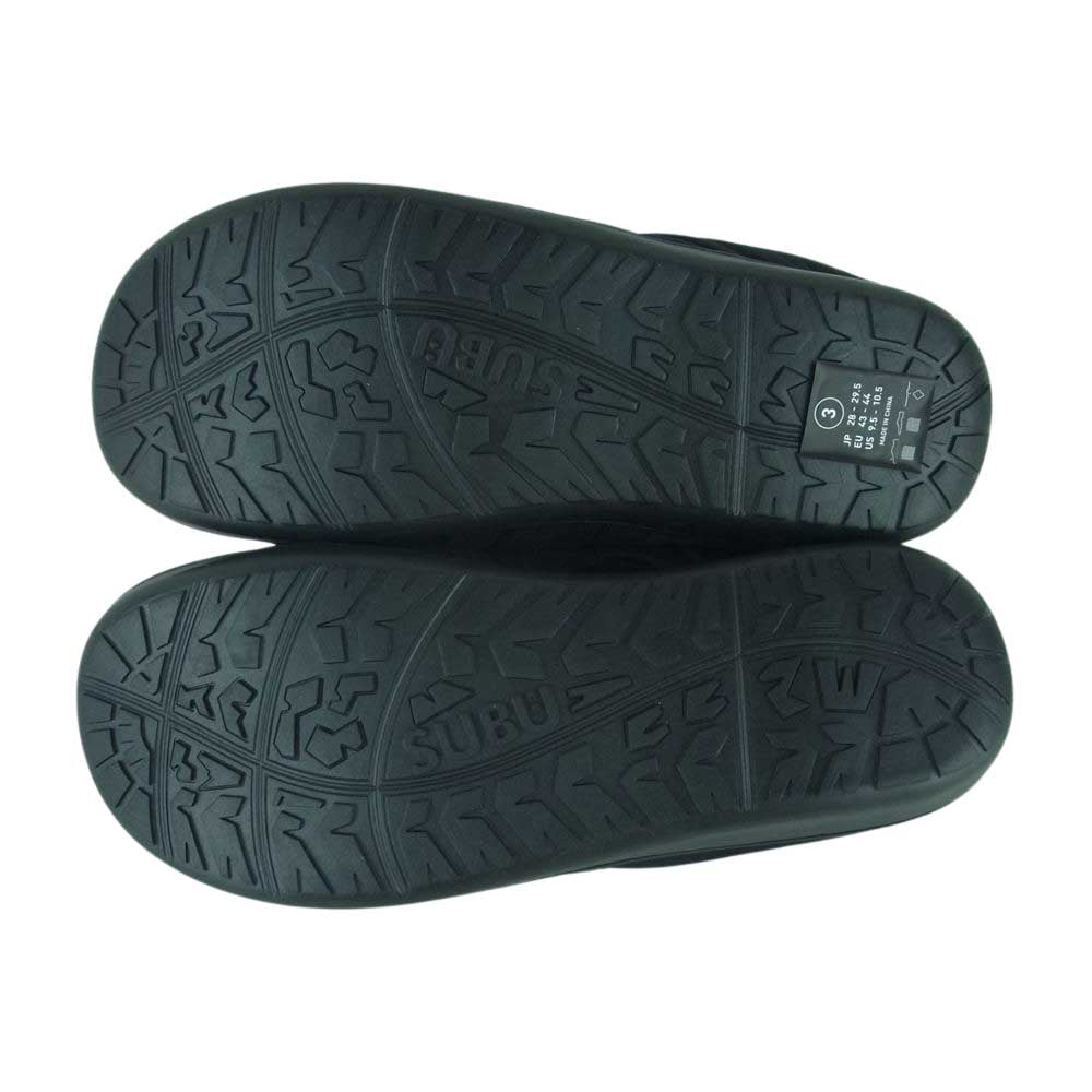 NANGA ナンガ SUBU サブ AURORA WINTER SANDALS オーロラ サンダル ブラック系 3【新古品】【未使用】【中古】