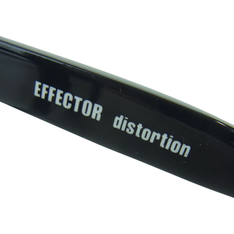 EFFECTOR エフェクター distortion 眼鏡 メガネ アイウェア ブラック系【美品】【中古】