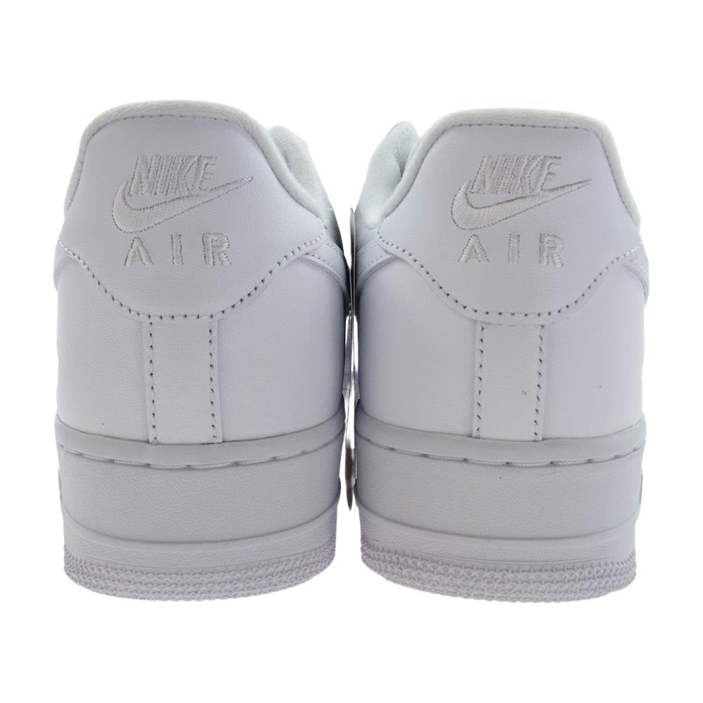 Supreme シュプリーム CU9225-100 × NIKE AIR FORCE 1 LOW  ナイキ エアフォース1 ロー ローカット スニーカー ホワイト系 27cm【新古品】【未使用】【中古】
