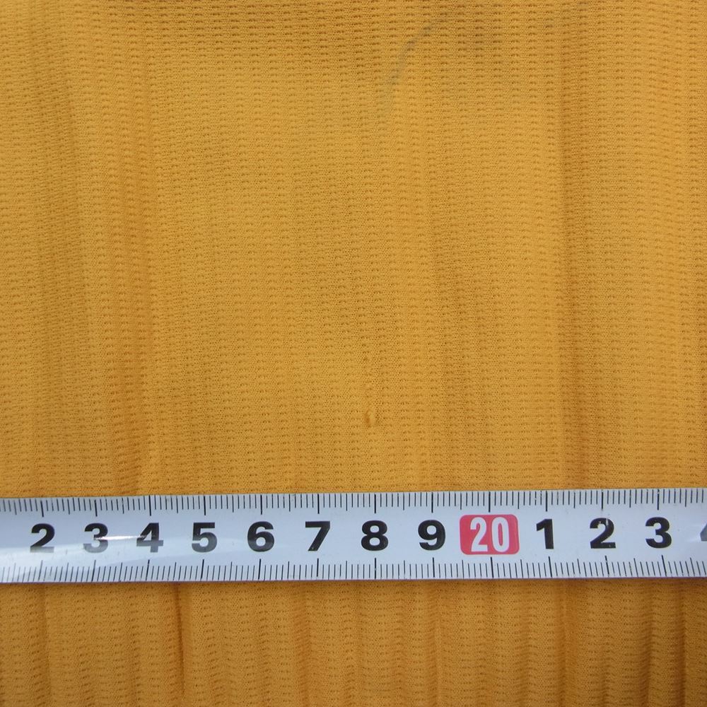 HOMME PLISSE ISSEY MIYAKE オム プリッセ イッセイミヤケ 22AW  HP23JF119  PLEATS TAPED BOTTOMS プリーツ加工 太プリーツ切替 テーパード パンツ イエロー系 1【中古】