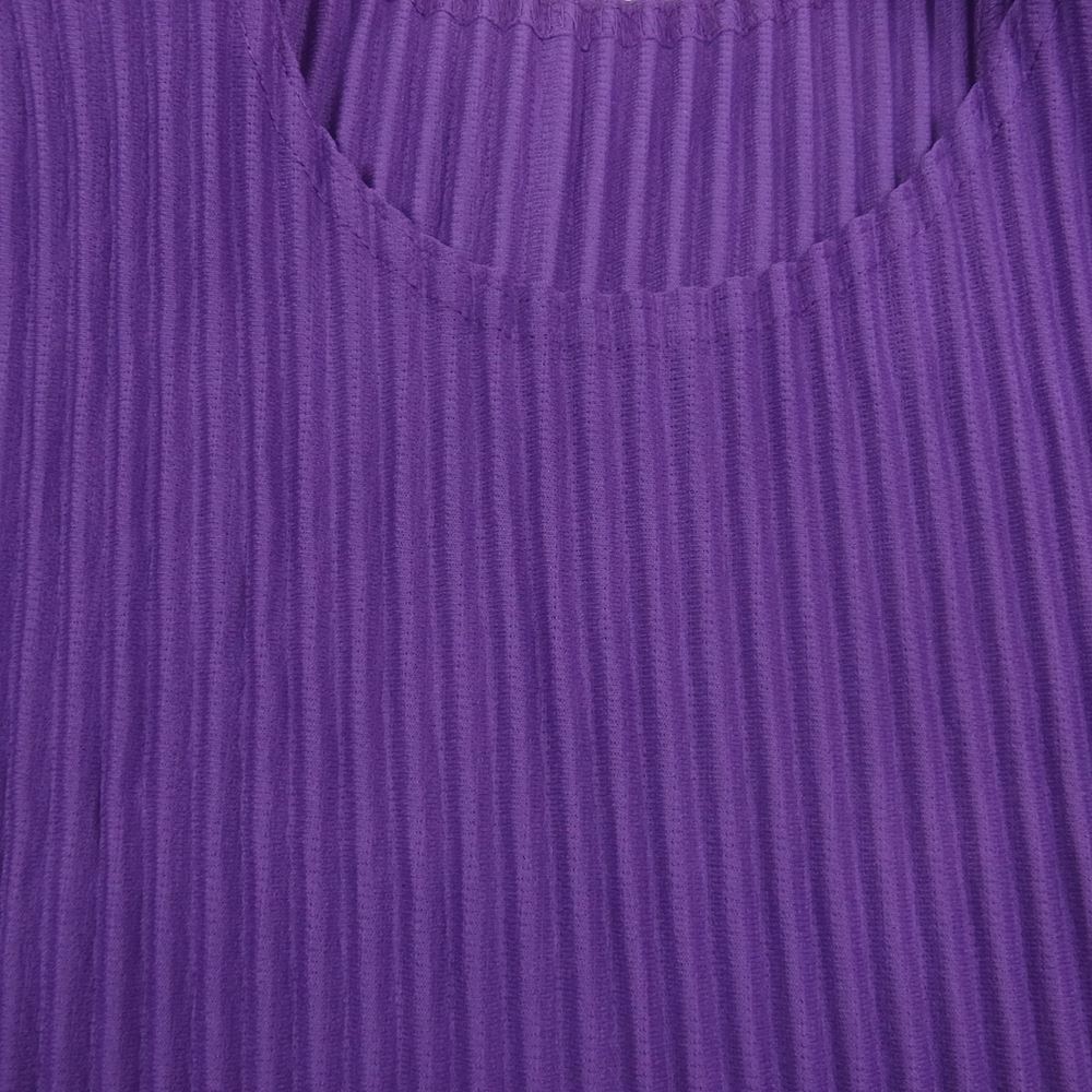 HOMME PLISSE ISSEY MIYAKE オム プリッセ イッセイミヤケ 23SS  HP31JK102 MONTHLY COLOR JANUARY  PLEATS プリーツ加工 クルーネック カットソー パープル系 2【中古】