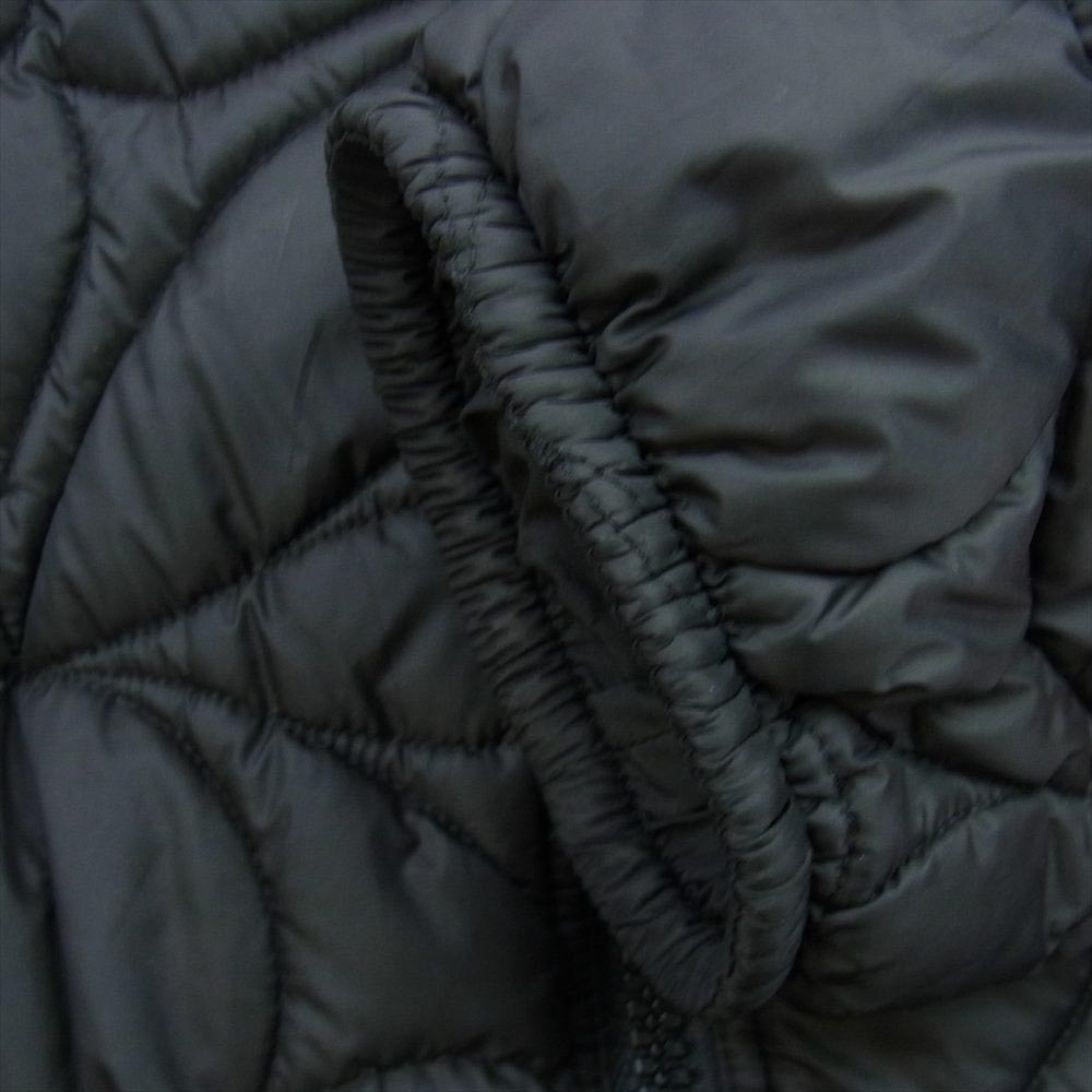 LOUIS VUITTON ルイ・ヴィトン 22AW 1A90HM  Quilted Hoody モノグラム フラワー キルテッド フーディ ジャケット ブラック系 48【中古】