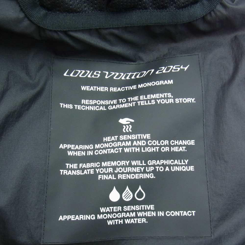 LOUIS VUITTON ルイ・ヴィトン 22AW 1A9O4W  2054 モノグラム ヒート リアクティブ パファ ダウン ジャケット  ダークグレー系 ブラック系 48【中古】