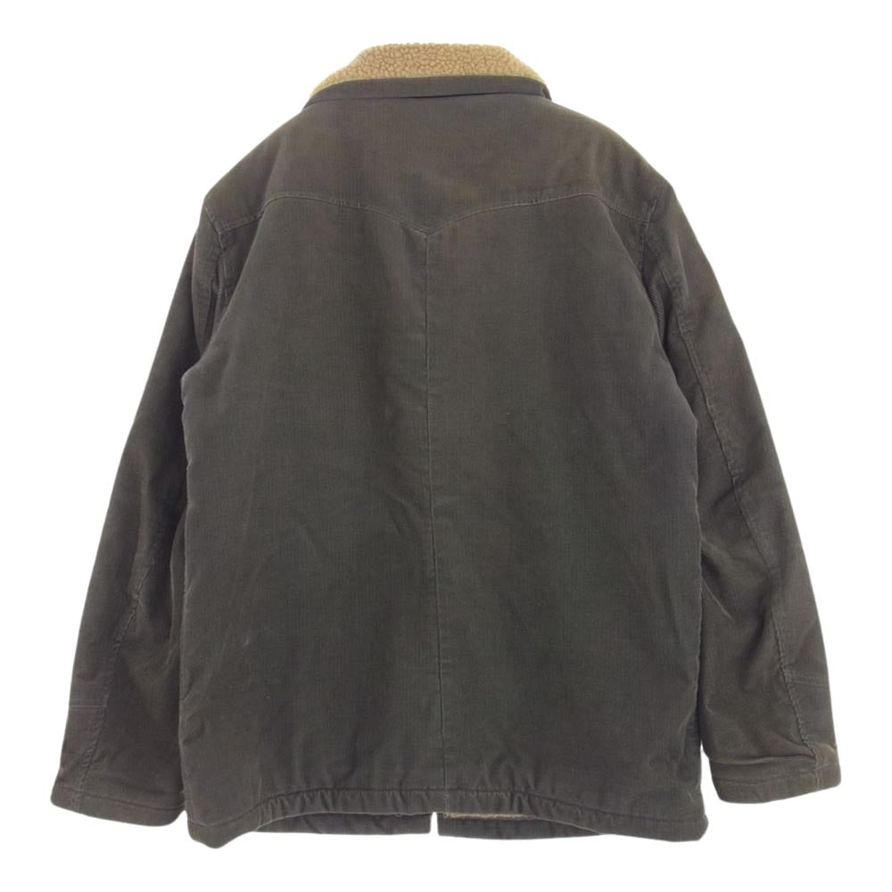 SUGAR CANE シュガーケーン M11897 ボア コーデュロイ ジャケット カーキ系 38【中古】