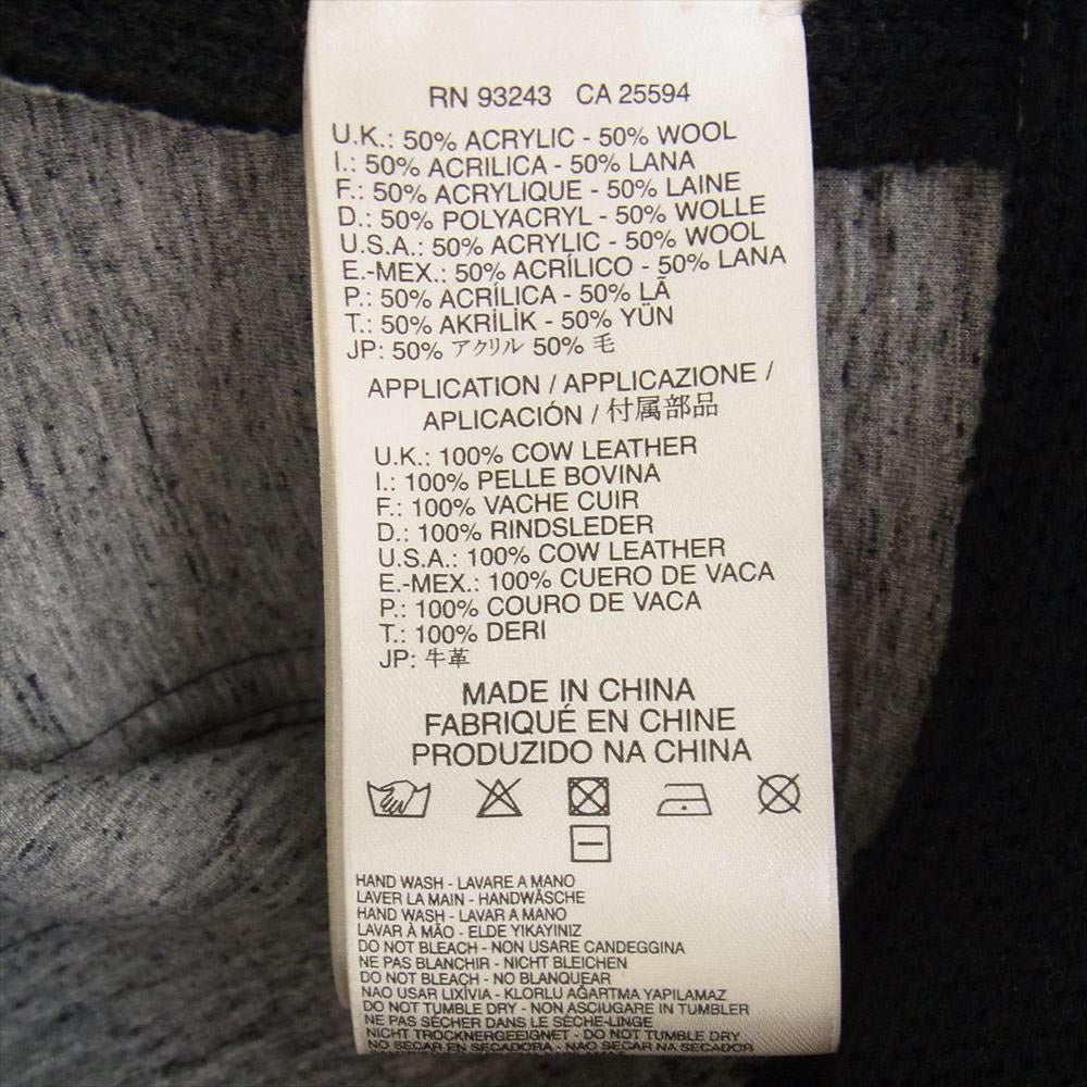 DIESEL ディーゼル ニット トラッカー ジャケット ブラック系 M【中古】