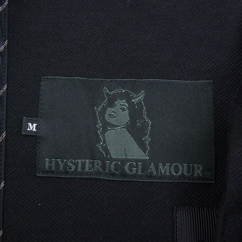 HYSTERIC GLAMOUR ヒステリックグラマー 0251CJ01 2B テーラード ジャケット ブラック系 M【中古】